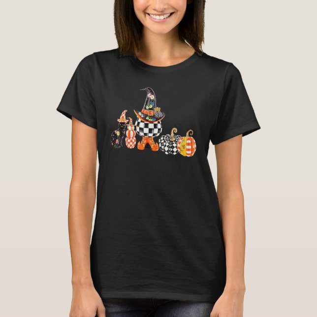 Pumpkin Patch Pumpkins Autumn Harvest Fall Hallowe T-Shirt (Front)