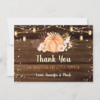 Pumpkin Patch Rustic String Lights Baby Shower