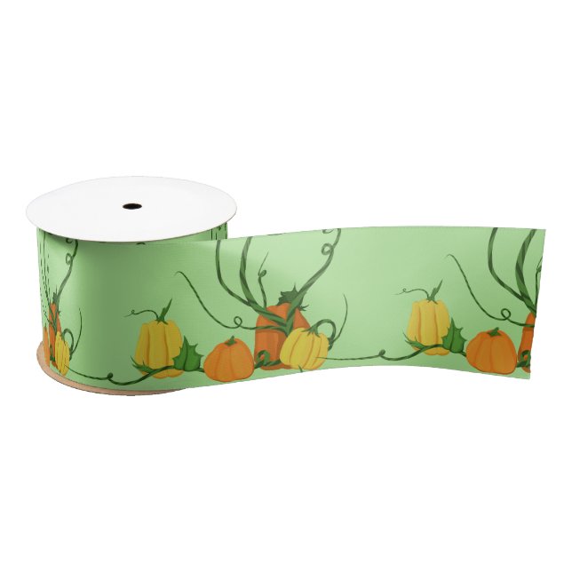 Pumpkin Patch Satin Ribbon (Spool)