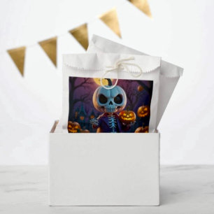 Pumpkin Patch Skeleton Companion Favour Bag