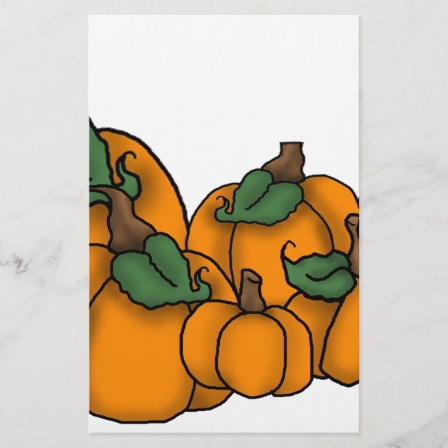 pumpkin patch stationery (Front)