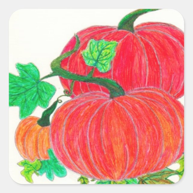 Pumpkin Patch Stickers (Front)
