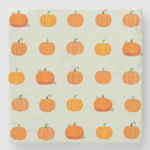 Pumpkin Patch Stone Coaster