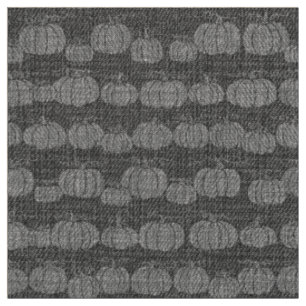 Pumpkin Patch Stripe - Tonal Charcoal Grey Fabric