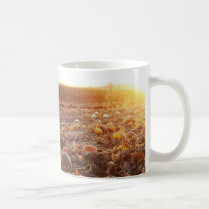 Pumpkin Patch Sunset C Coffee Mug
