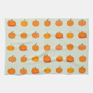 Pumpkin Patch Tea Towel