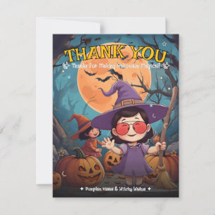 Pumpkin Patch Thank You — Halloween Card