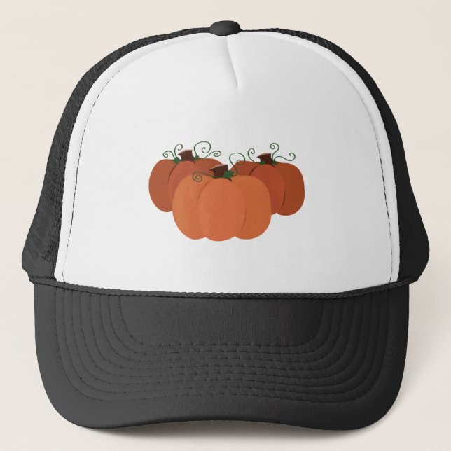 Pumpkin Patch Trucker Hat (Front)