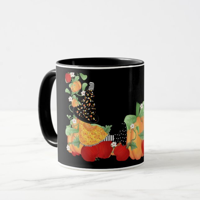 Pumpkin Patch Witch Mug (Front Left)