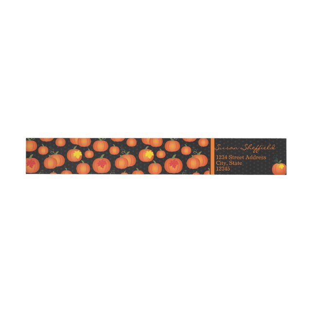 Pumpkin Patch Wrap Around Label (Individual)