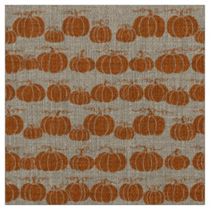 Pumpkin Pathe Stripe - Orange Fabric