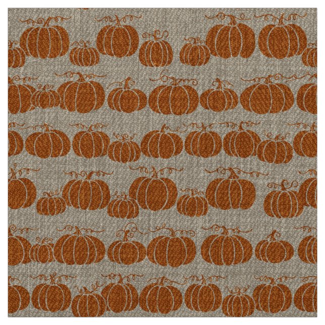 Pumpkin Pathe Stripe - Orange Fabric (Swatch)