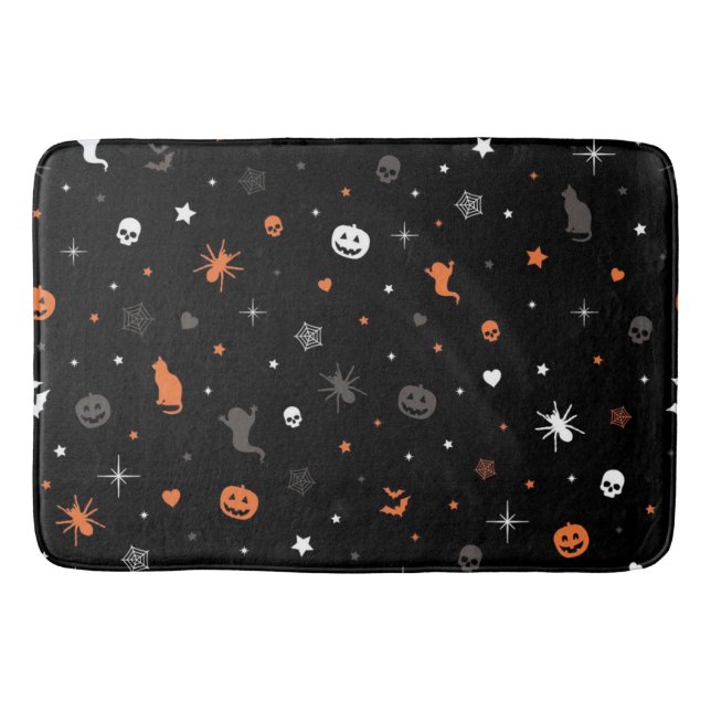 Pumpkin pattern bath mat (Front)