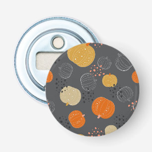Pumpkin pattern bottle opener