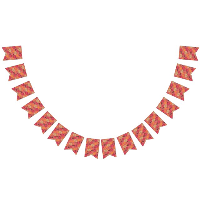 Pumpkin pattern bunting  (All)