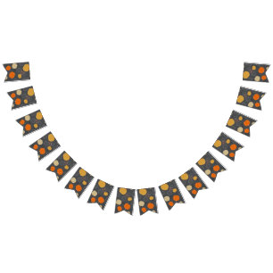 Pumpkin pattern bunting 