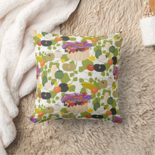 pumpkin pattern cushion