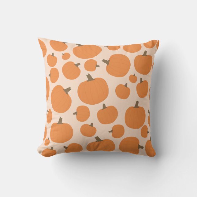Pumpkin Pattern Cushion (Front)