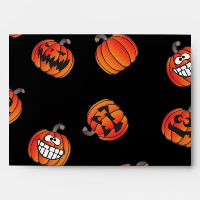 Pumpkin pattern envelope (Front)