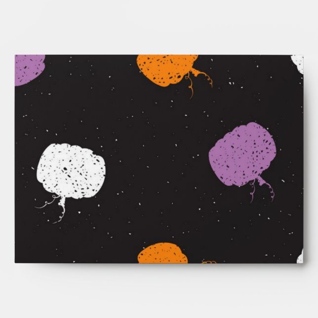 Pumpkin pattern envelope (Front)