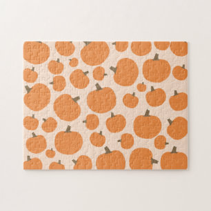 Pumpkin Pattern Jigsaw Puzzle