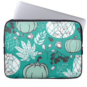 Pumpkin pattern laptop sleeve