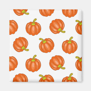 Pumpkin pattern magnet