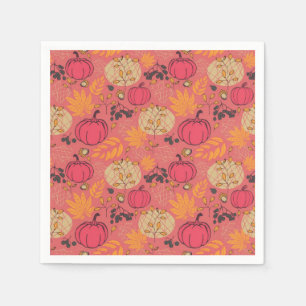 Pumpkin pattern napkin
