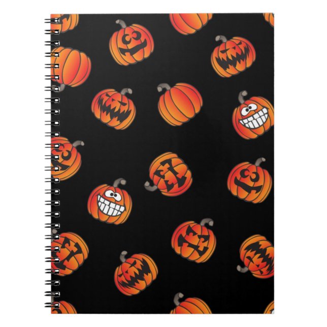 Pumpkin pattern notebook (Front)