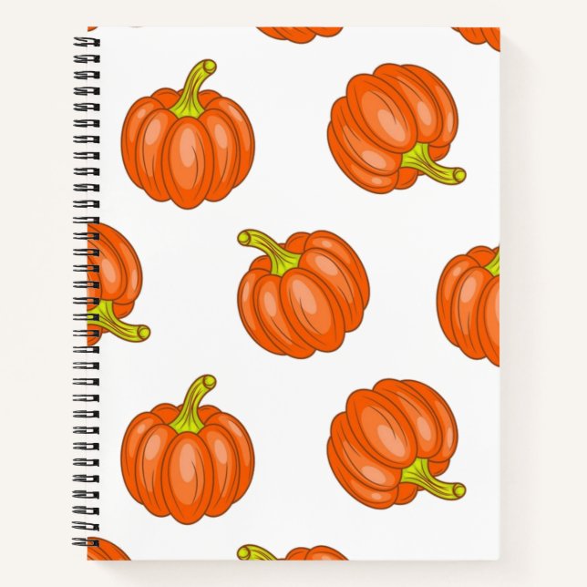 Pumpkin pattern notebook (Front)