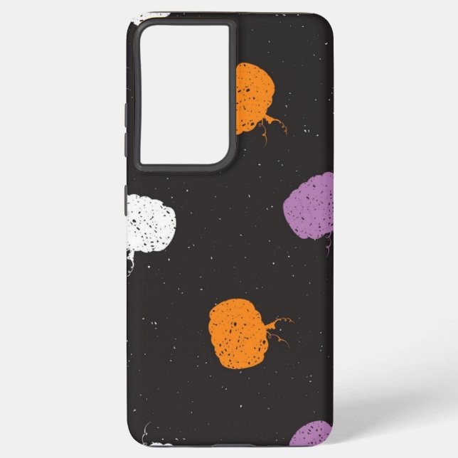 Pumpkin pattern samsung galaxy s21 ultra case (Back)