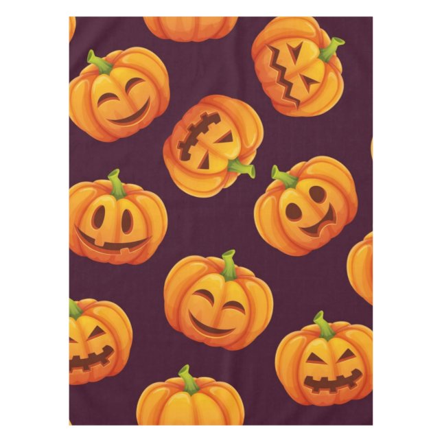 Pumpkin pattern tablecloth (Front)