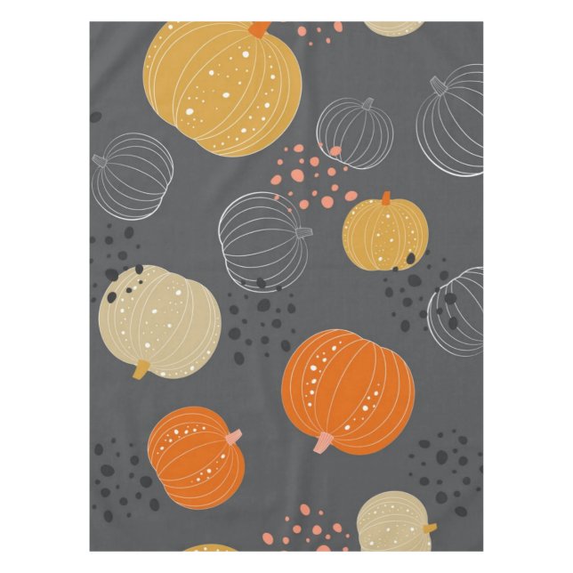 Pumpkin pattern tablecloth (Front)