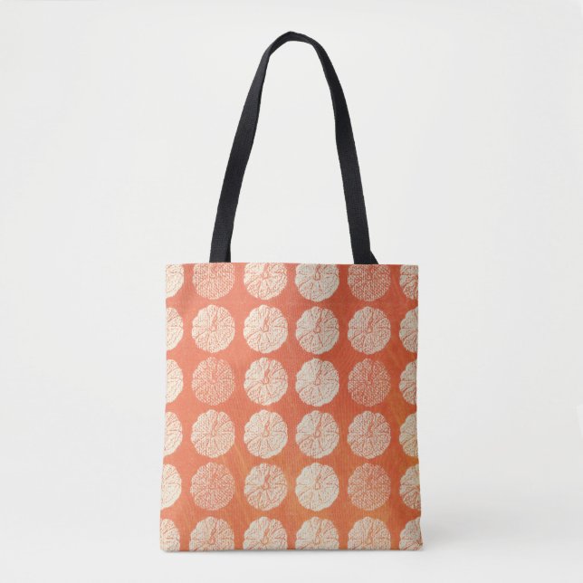 Pumpkin Pattern Tote Bag (Front)