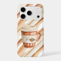 Pumpkin Peach Latte Stripes