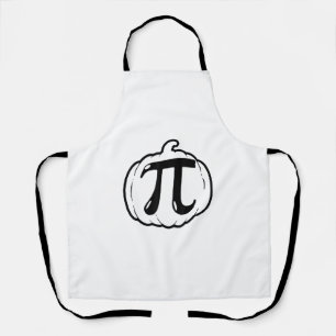 Pumpkin Pi Funny Math Halloween & Thanksgiving Pum Apron