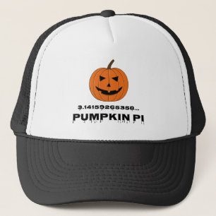 Pumpkin pi Funny Trucker Hat