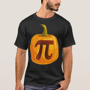 Pumpkin Pi Math Halloween Thanksgiving Funny Pie D T-Shirt