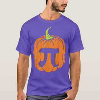 Pumpkin Pi Math Shirt Halloween Thanksgiving Pie D