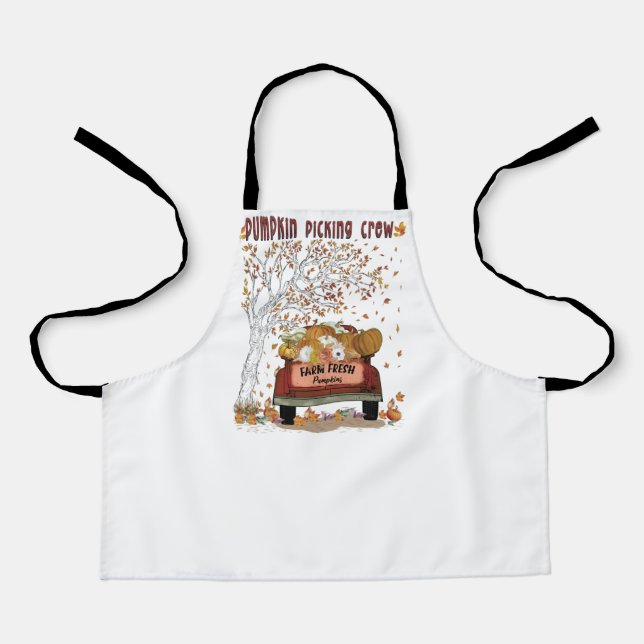 Pumpkin Picking Crew Apron (Front)