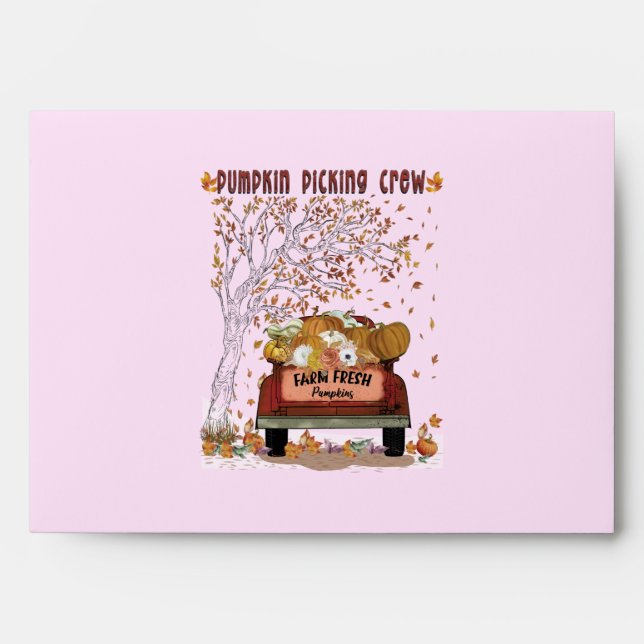 Pumpkin Picking Crew Envelope (Front)