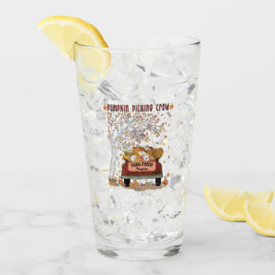 Pumpkin Picking Crew Glass