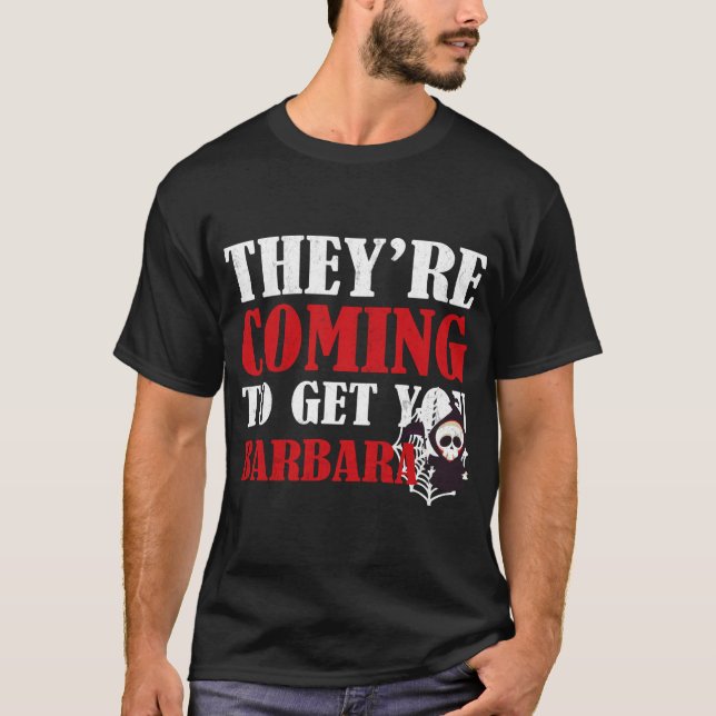 Pumpkin Picking Crew Halloween Spooky Fun T-Shirt (Front)