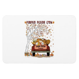Pumpkin Picking Crew Magnet
