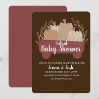 Pumpkin Picking Wagon Virtual Baby Shower