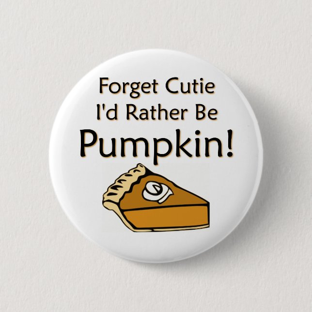 Pumpkin Pie 6 Cm Round Badge (Front)
