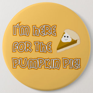 Pumpkin Pie 6 Cm Round Badge