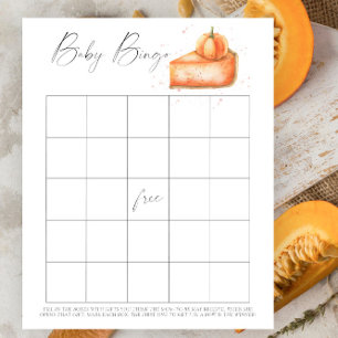 Pumpkin pie - Baby Bingo game