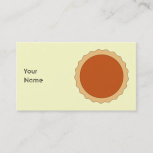Pumpkin Pie. Business Card