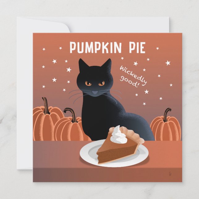 Pumpkin Pie card (Front)